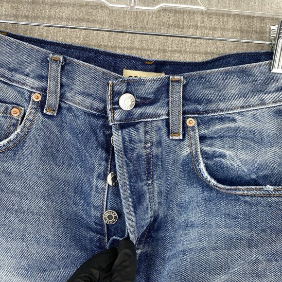 GRLFRND Jean Shorts 26 Jules Super High Rise‎ Cut Off Button Fly NEW - Picture 5 of 12